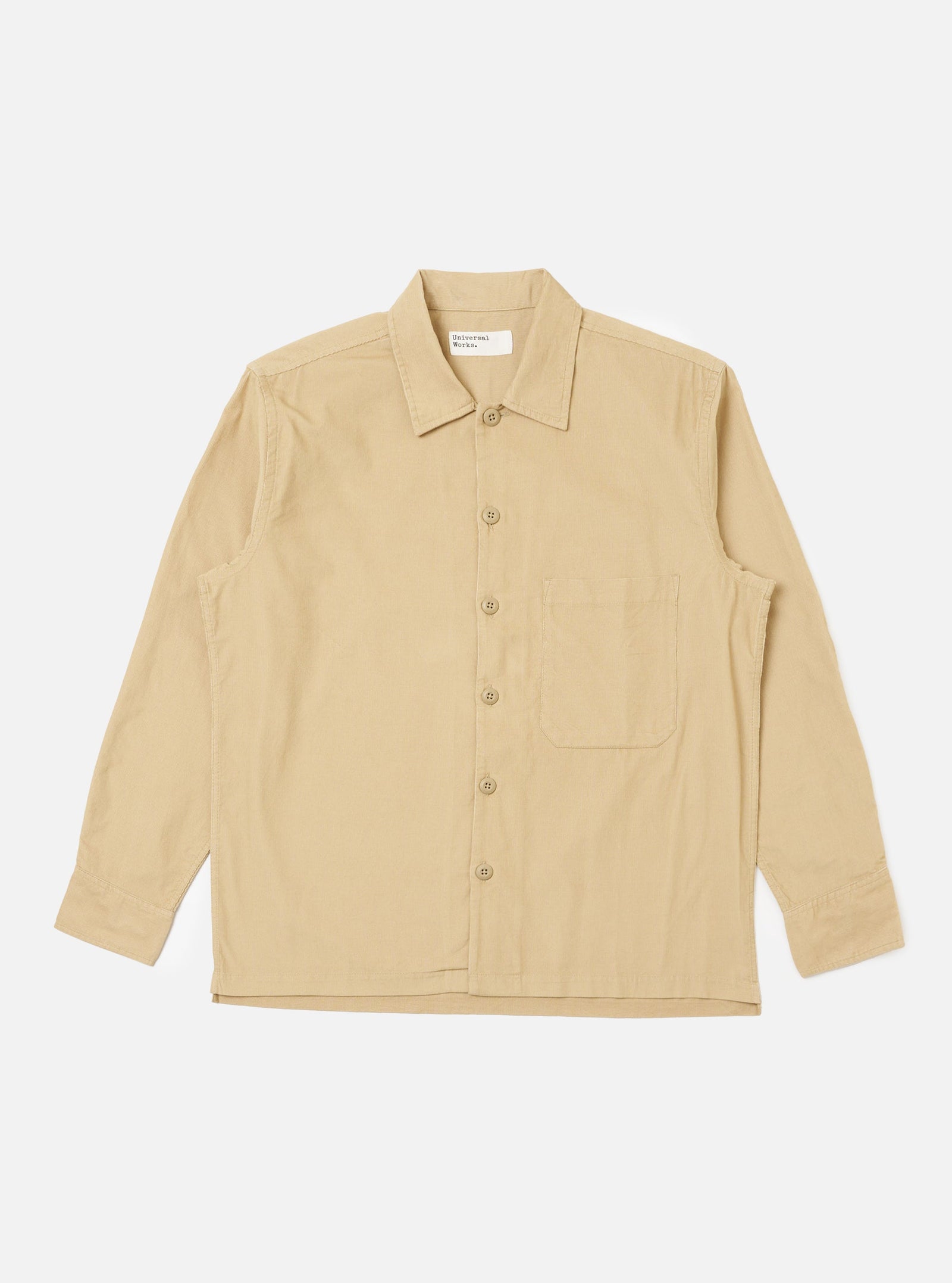 Organic Fine Cord Fatigue Shirt