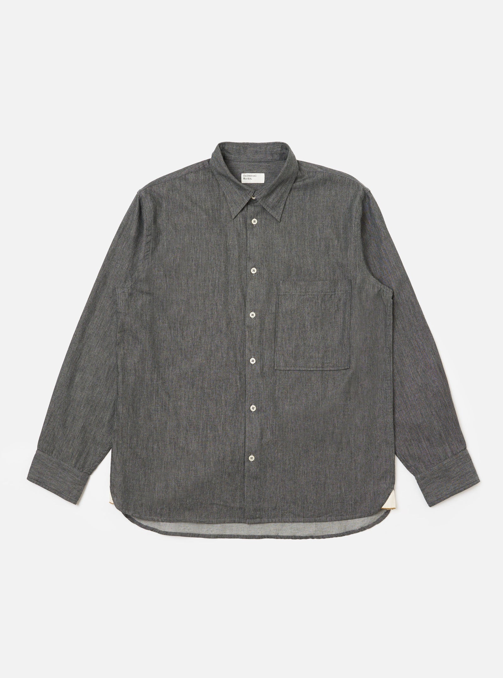 Brushed Organic Cotton Square Pocket Shirt