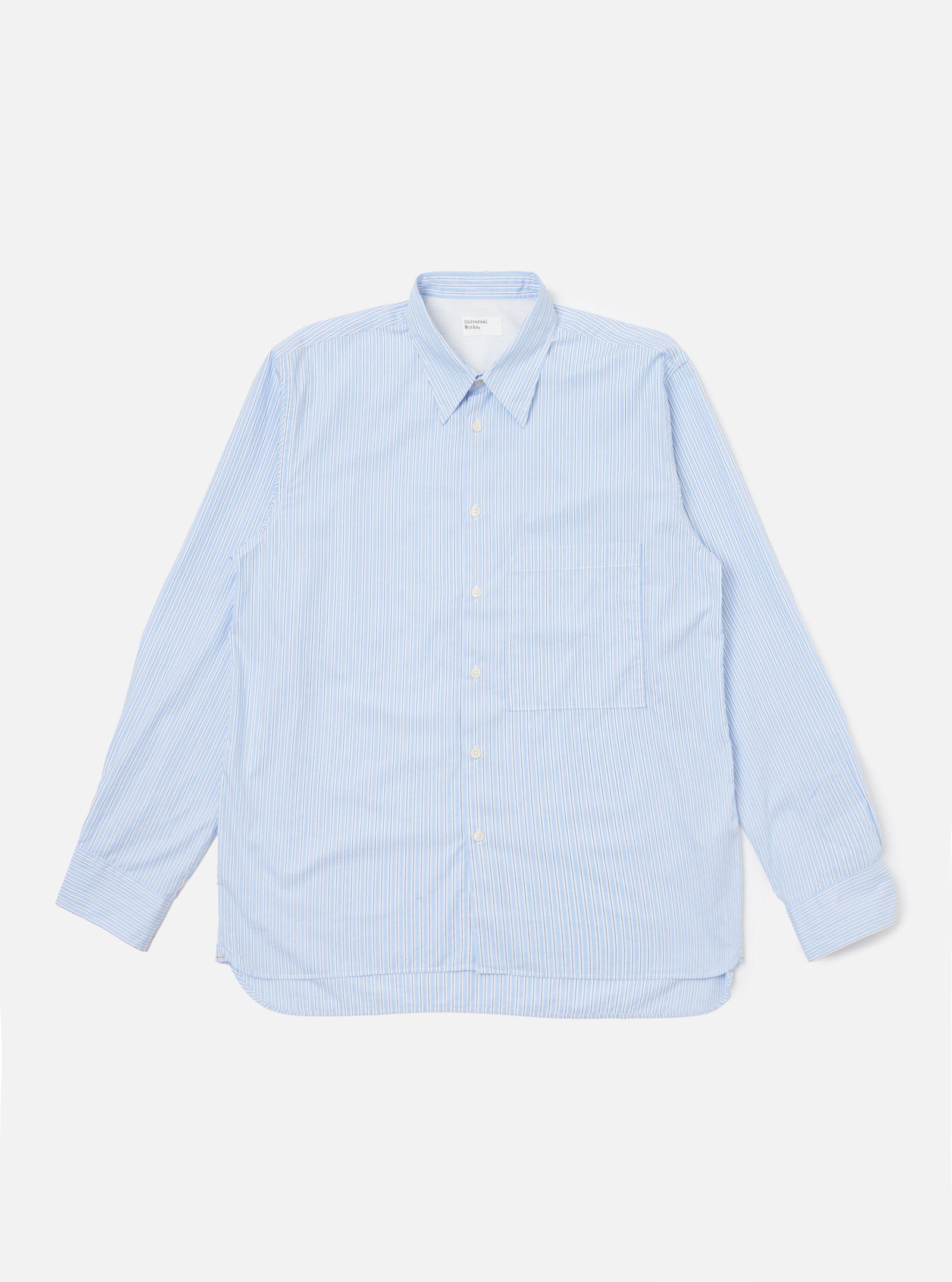 Office Stripe Square Pocket Shirt
