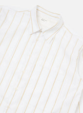Office Stripe Square Pocket Shirt