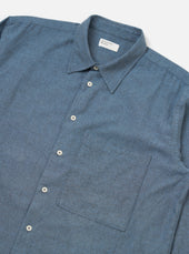 Brushed Marl Twill Square Pocket Shirt