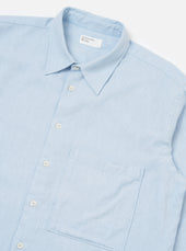 Light Brushed Marl Twill Square Pocket Shirt