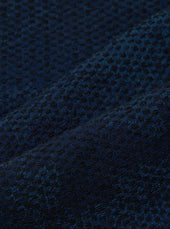 Indigo Denim Camo Pleated Track Pant