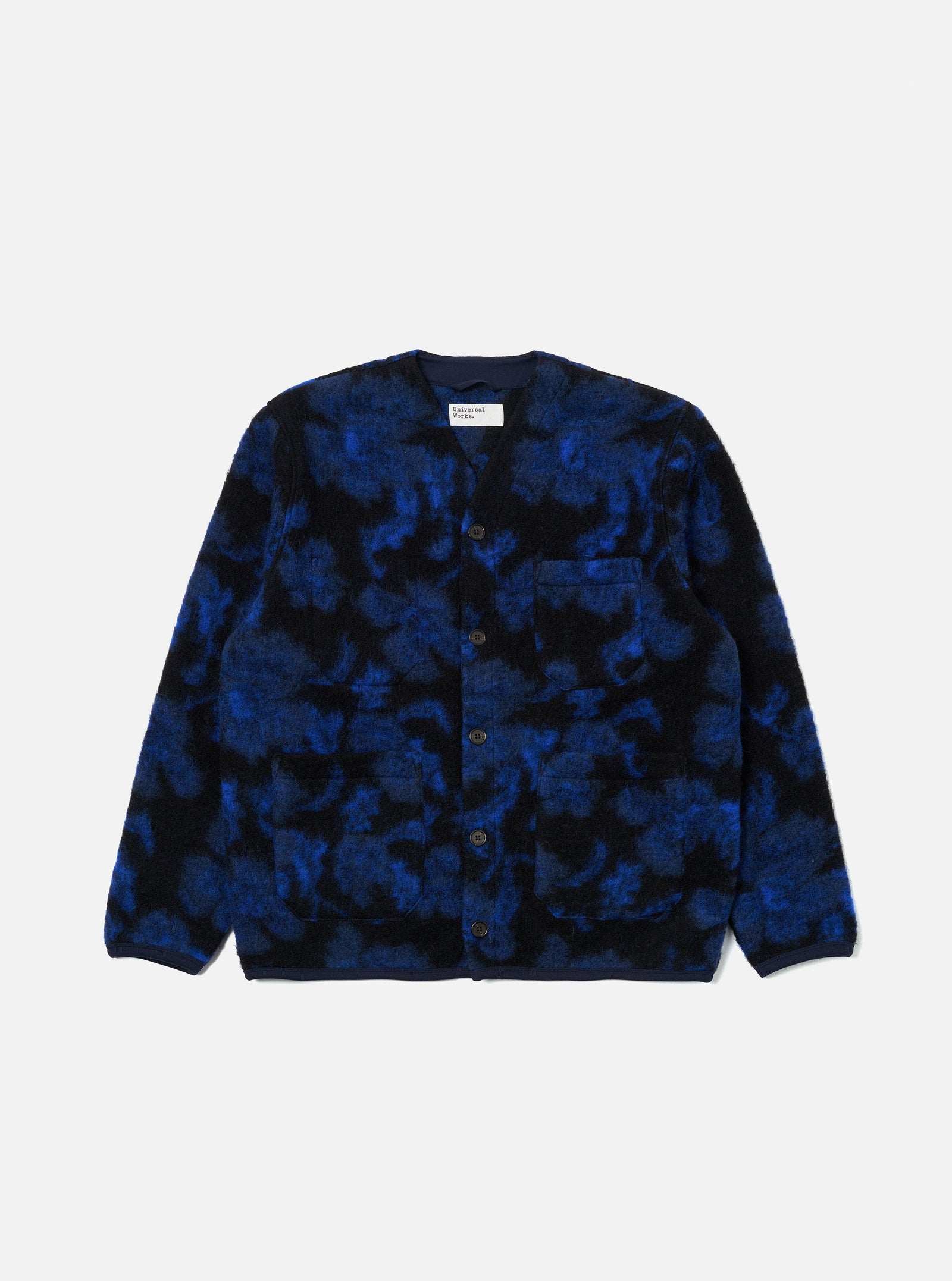 Flower Fleece Cardigan
