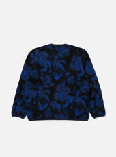 Flower Fleece Cardigan