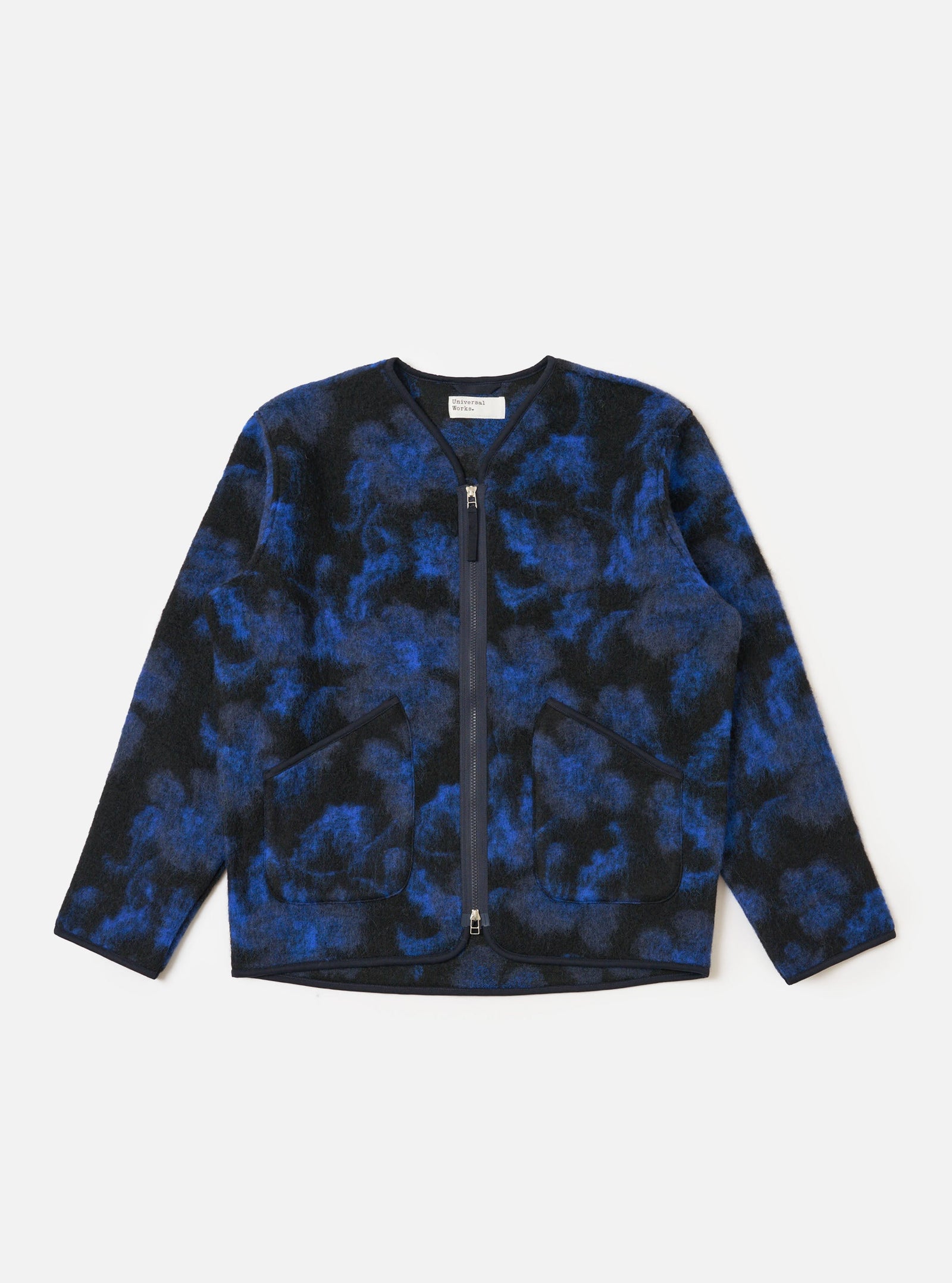 Flower Fleece Zip Liner Jacket