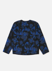 Flower Fleece Zip Liner Jacket