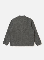 Grey Marl Wool Fleece Advance Cardigan