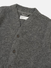 Grey Marl Wool Fleece Advance Cardigan