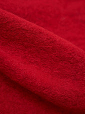 Red Wool Fleece Advance Cardigan