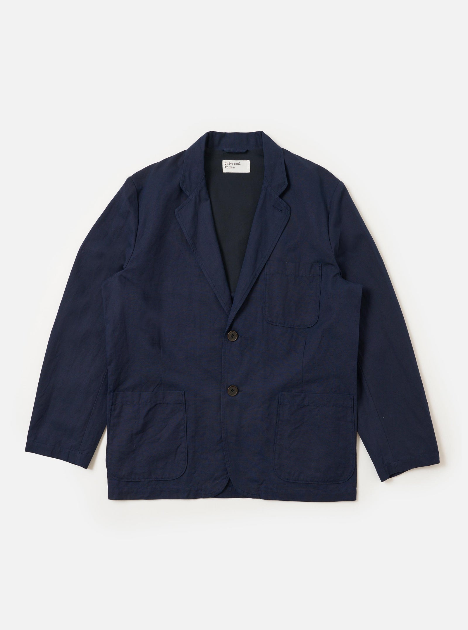 Linen Slub Weave Two Button Jacket