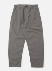 Mid Grey Linen Slub Weave Dizzy Trouser