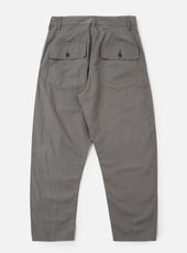 Mid Grey Linen Slub Weave Dizzy Trouser