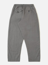 Mid Grey Linen Slub Weave Oxford Pant