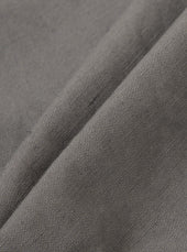 Mid Grey Linen Slub Weave Oxford Pant