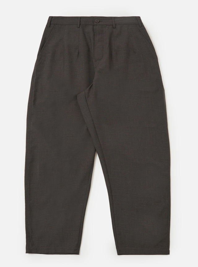 Brown Marl Tropical Suiting Dutch Pant