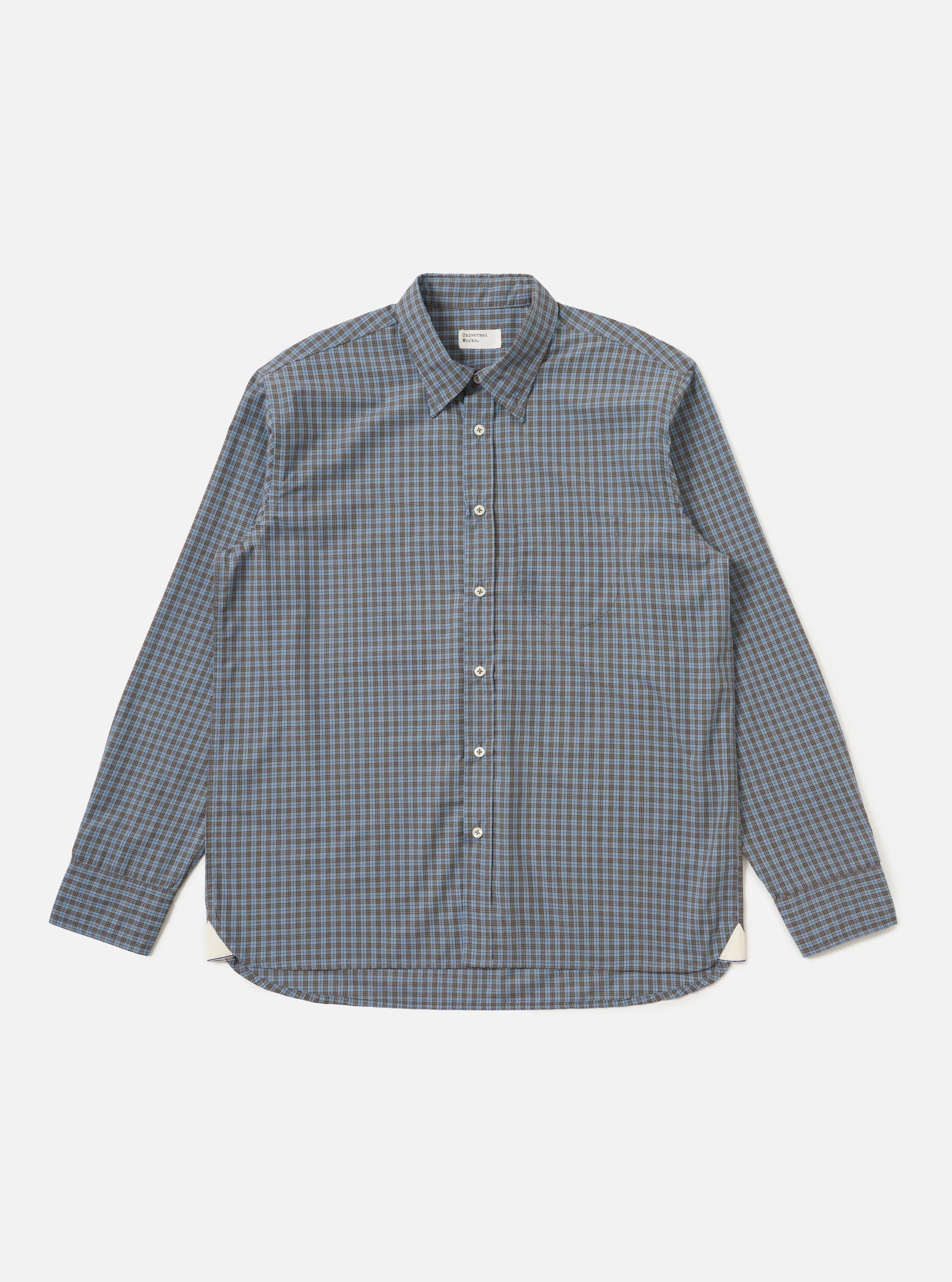 Pale Check Plaid Lazy Day Shirt