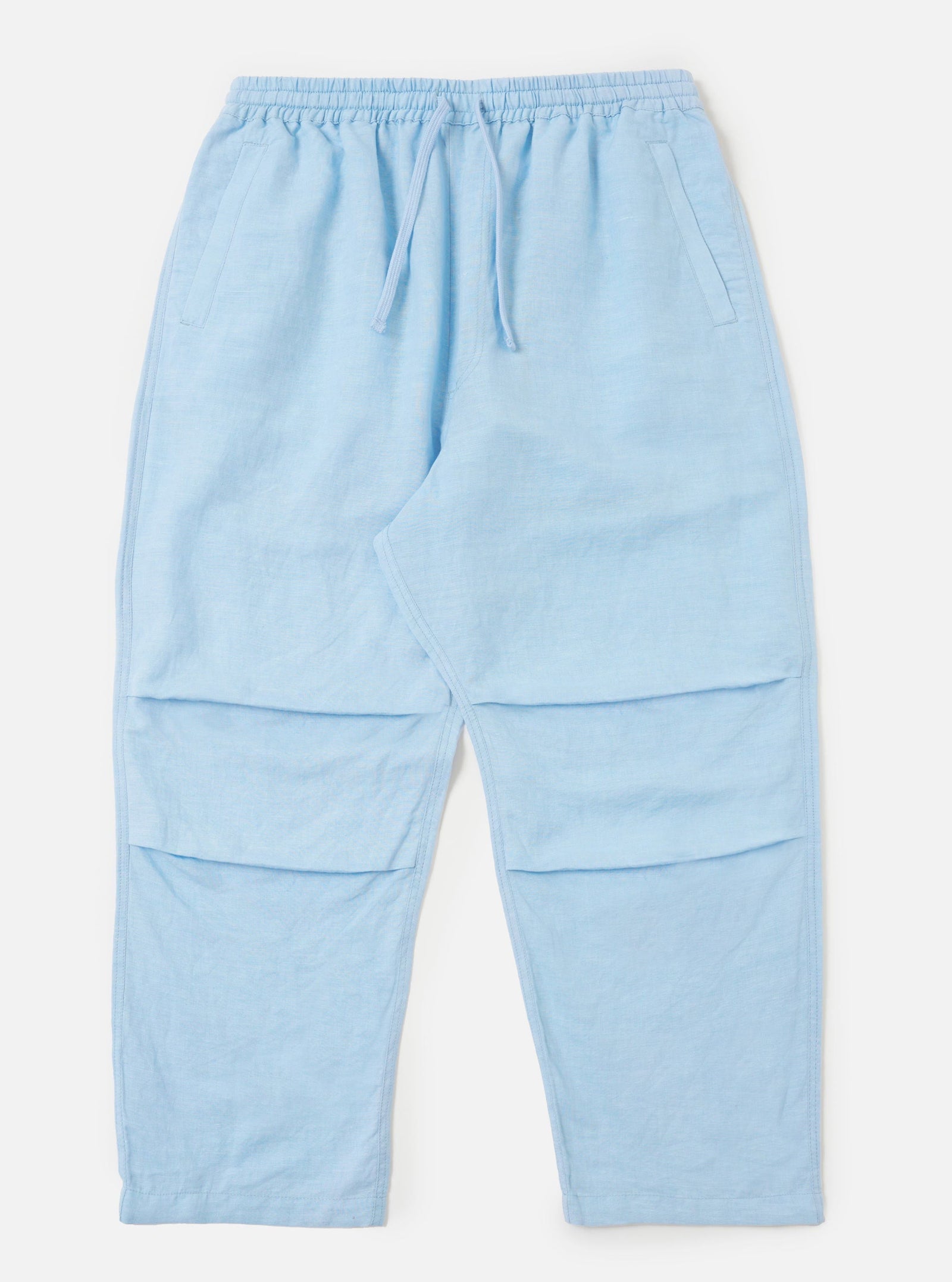 Pale Linen Cotton Shirting Parachute Pant