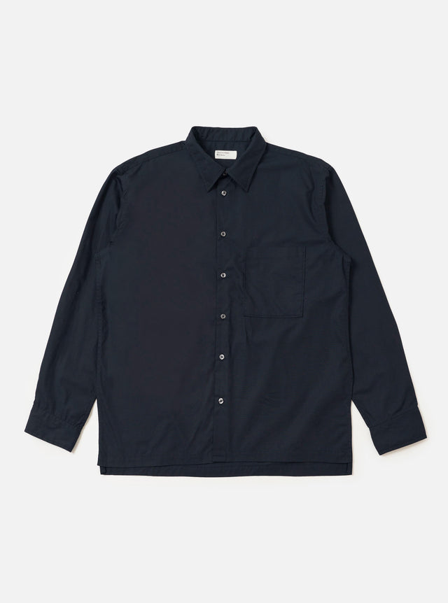 Navy Broadcloth Lucky Shirt