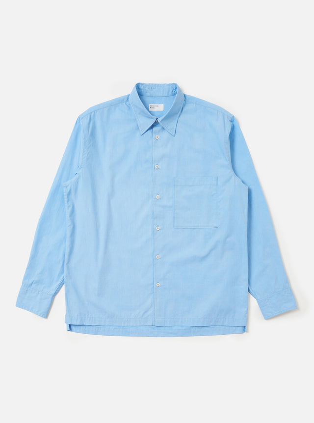 Pale Blue Broadcloth Lucky Shirt