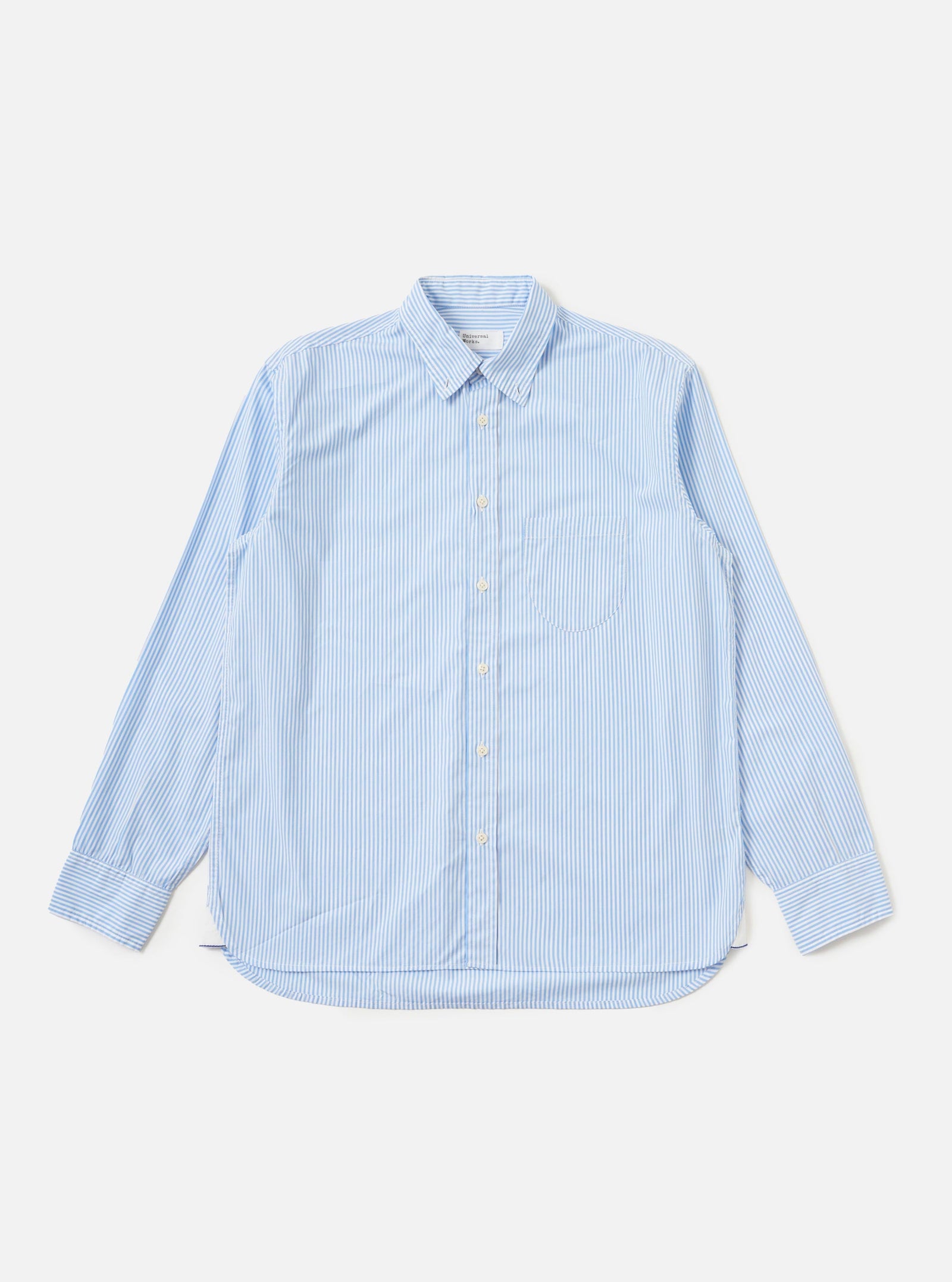 White Classic Nipon Stripe Lazy Day Shirt