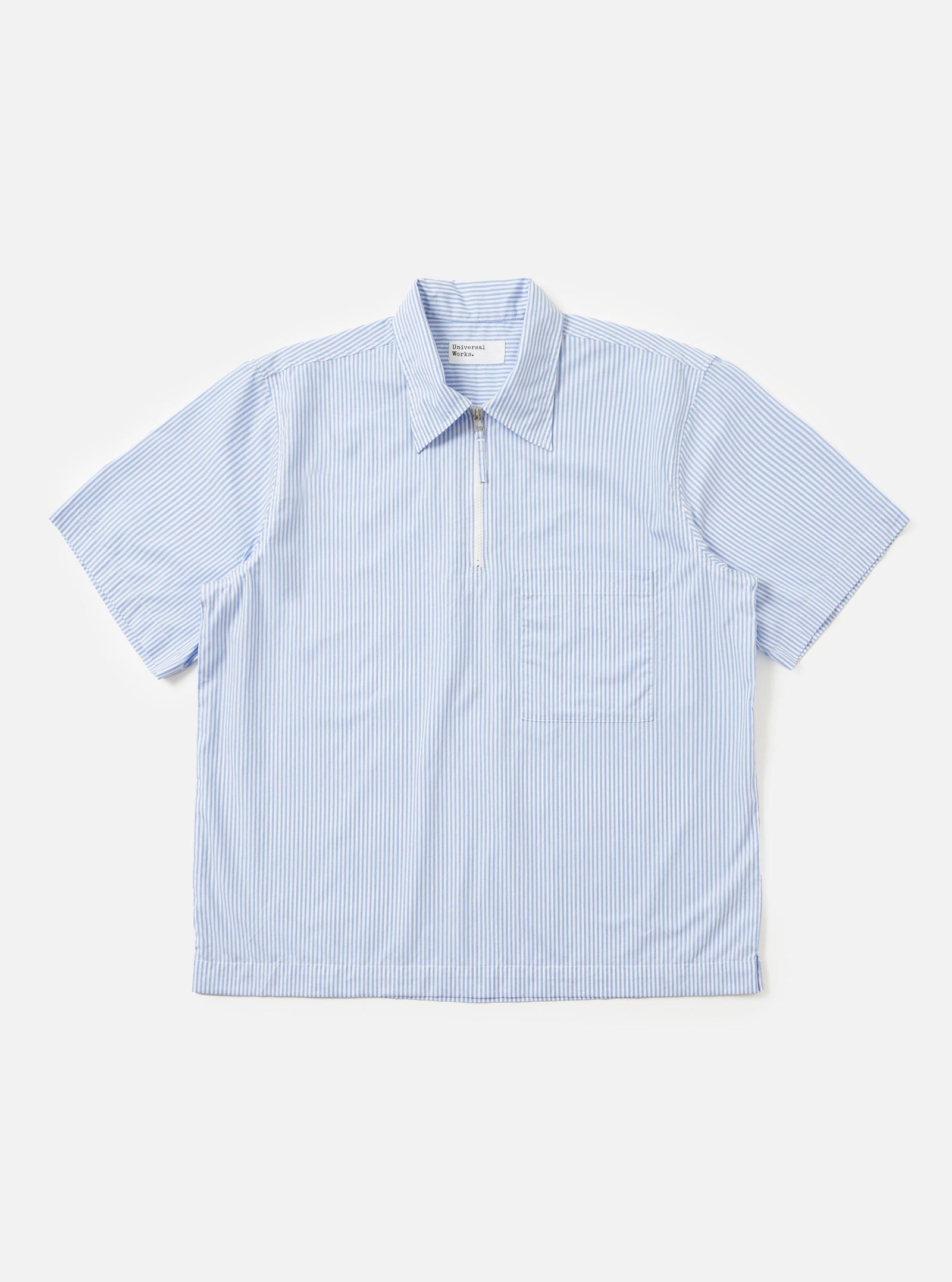 White Classic Nipon Stripe Ewan Shirt