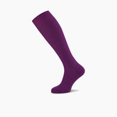 Magenta Long Merino Wool Socks