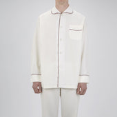 Piped Silk Pyjama Set