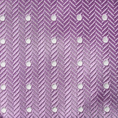 Pale Lilac White Spot Herringbone Silk Tie