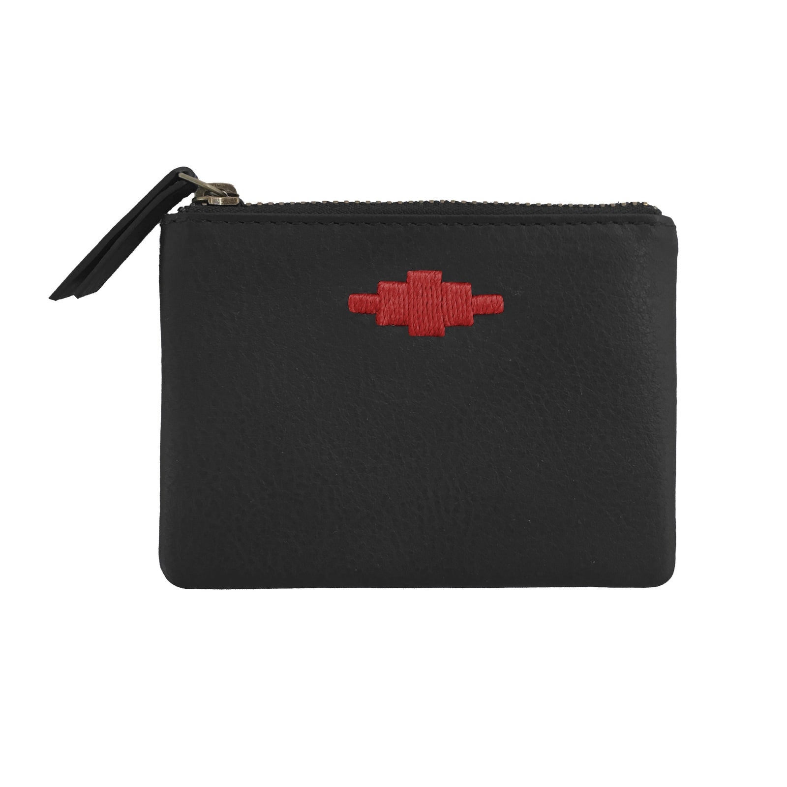 Cambio Pouch Purse Black Leather