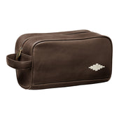 Hombre Washbag Brown Leather