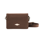 Estilo Crossbody Bag Brown Leather