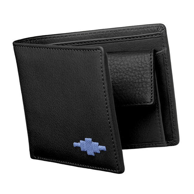 Moneda Coin Wallet - Black Leather