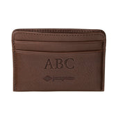 Rombo Card Slip Brown Leather
