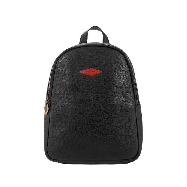 Viajera Small Backpack - Black Leather