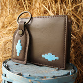 Moneda Coin Wallet Brown Leather
