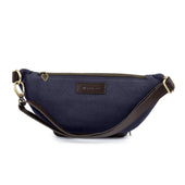 Rinonera Crossbody Bag Leather And Canvas