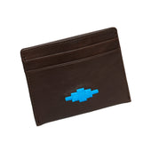 Rombo Card Slip Brown Leather