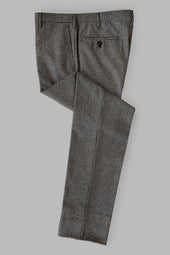 Pied De Poule Flannel Trousers Winter
