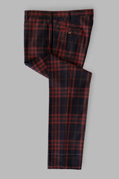 Check Flannel Trousers Winter