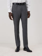 Pantalon coordonnable Regular en laine grise Prince de Galles