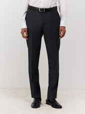 Pantalon coordonnable Regular en laine Marzotto unie anthracite