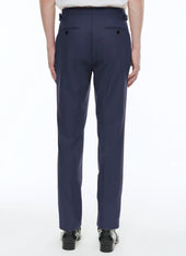 Pants Ajust En Flanelle De Laine