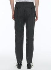 Pants Lastiqu En Flanelle De Laine