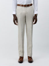 Pantalon coordonnable Slim en lin beige