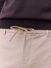 Pantalon Casual Slack Slim Beige