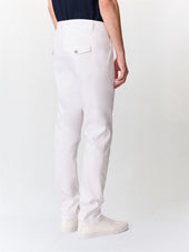 Chino Slack Slim En Coton Stretch Blanc