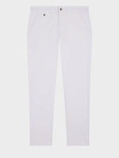 Chino Slack Slim En Coton Stretch Blanc