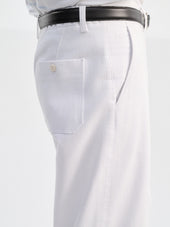 Chino Slack Regular En Coton Stretch Blanc