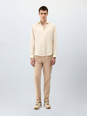Pantalon Casual Slack Regular En Coton Stretch